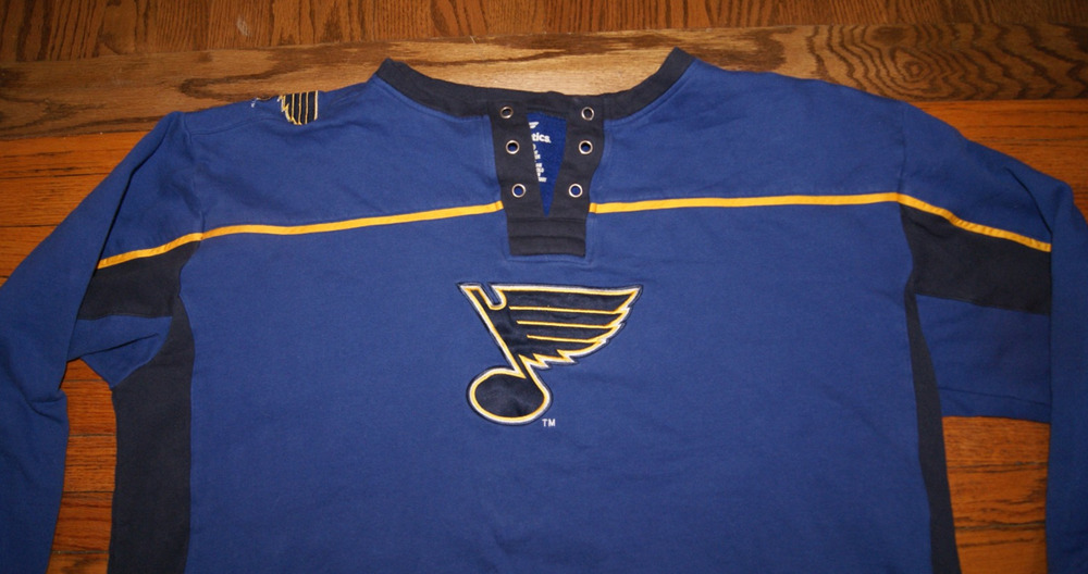 St Louis Blues Fanatics Mens 3XL Vneck Sweatshirt NHL Hockey